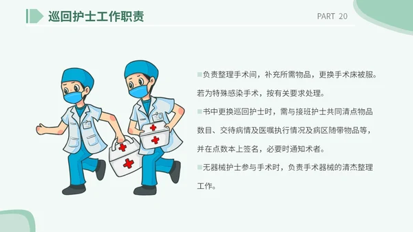 医疗医院学校医生护士插画风手术安全核查制度培训课模板护理安全管理
