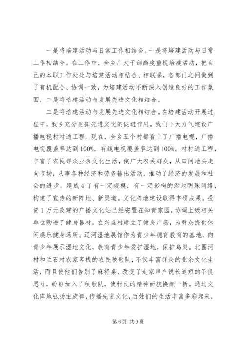 乡镇某年上半年精神文明建设工作总结.docx