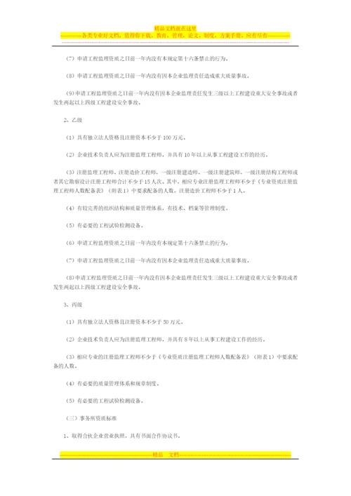 工程监理企业资质管理规定.docx