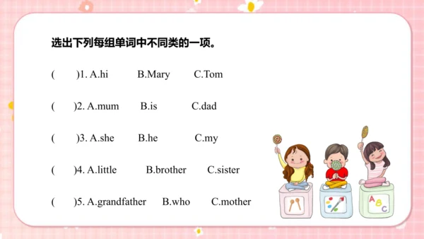 Unit1Myfamily Lesson1 课件(共40张PPT)