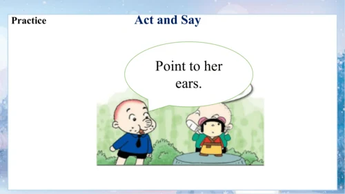 Module10 Unit2 Point to her nose课件(共52张PPT)