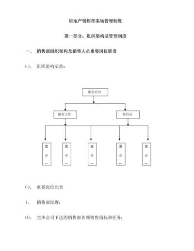 房地产销售部案场管理制度.docx