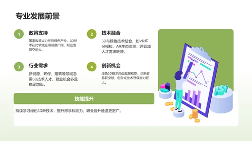 绿色3D风培训课件PPT