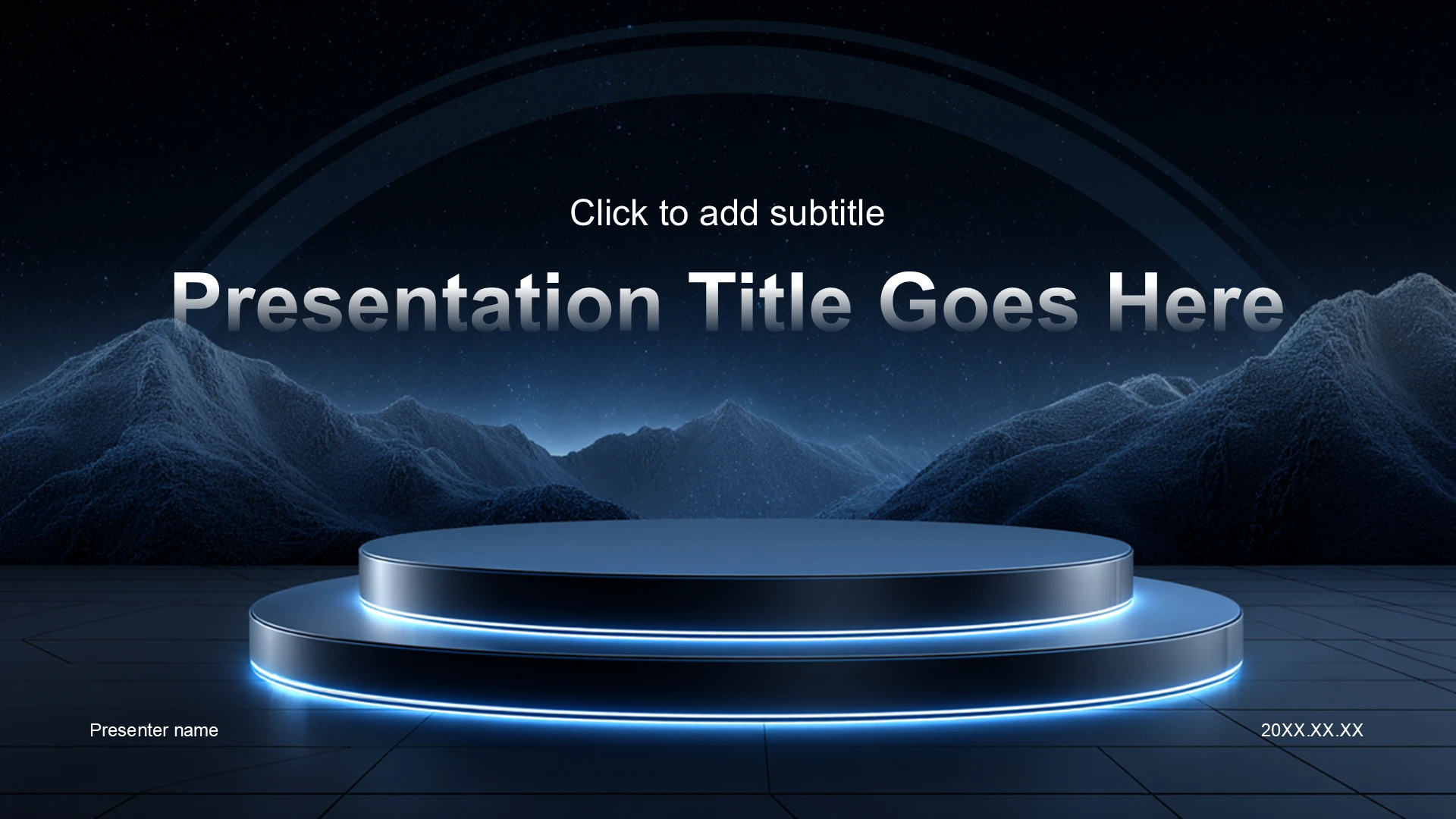 蓝色商务风产品发布活动流程PPT主题