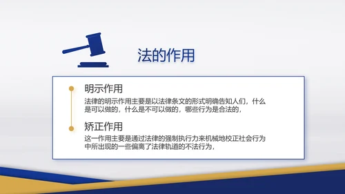 蓝色大气法律律法培训宣传动态PPT
