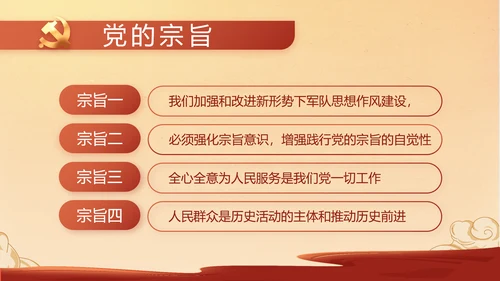 中国精神党建党支部年年终总结PPT