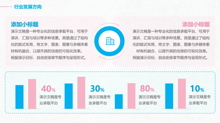 小清新工作总结汇报通用PPT模板