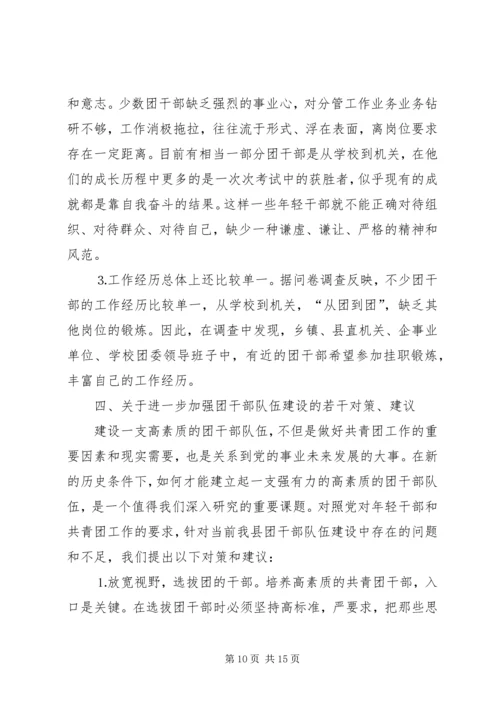 共青团干部队伍建设的调查与思考 (11).docx
