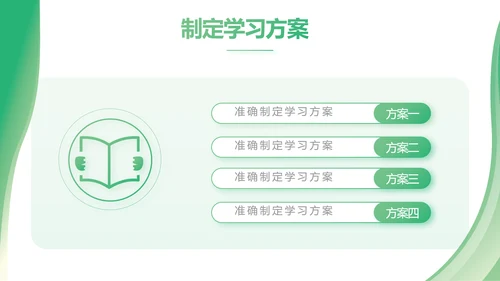 绿色清新转正述职报告年终总结PPT动态模板