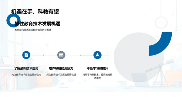 教育技术应用与趋势PPT模板