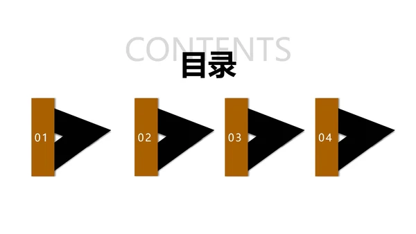 黑色简约风西式餐饮PPT模板