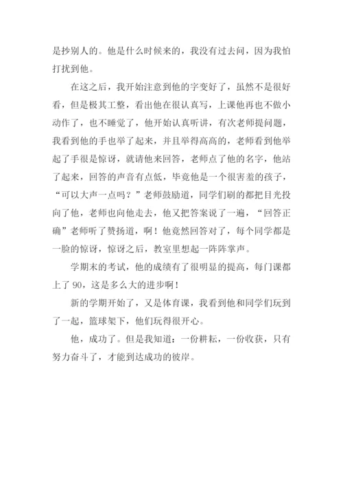 他成功了作文800字.docx