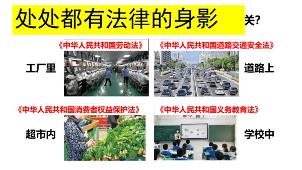1 感受生活中的法律（第二课时）生活和法律 课件