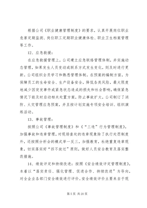 安全标准化自评报告 (2).docx
