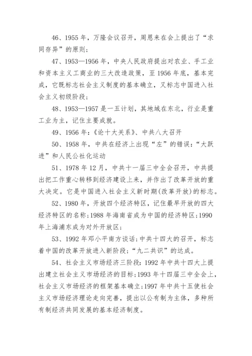 高中历史知识点大全.docx