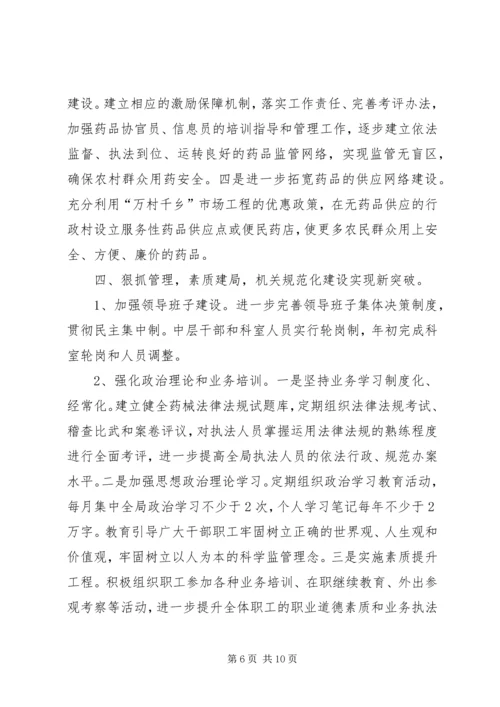 全县食品药品监督管理工作要点.docx