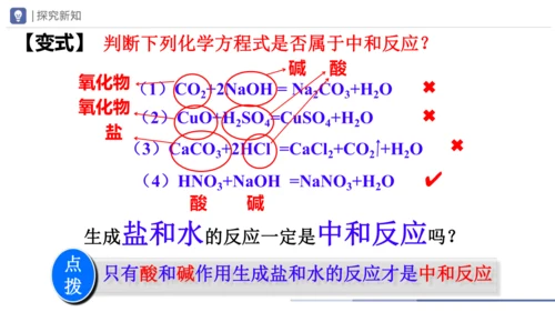 2025年新版九年级化学下册第十单元课题2 常见的酸和碱第4课时 中和反应课件(共18张PPT内嵌视