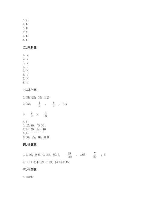 人教版六年级下册数学期末测试卷及答案（必刷）.docx