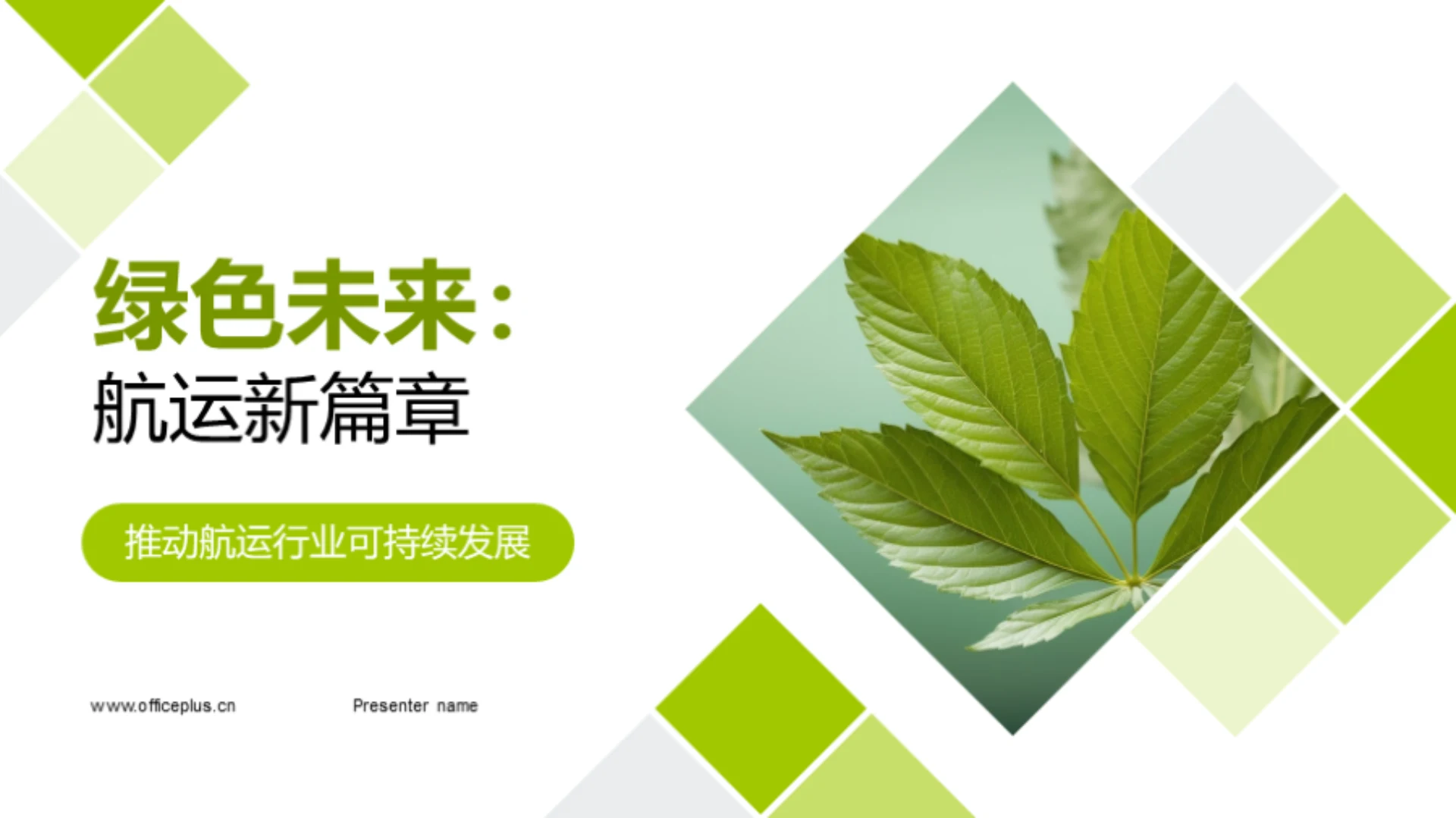 绿色未来:航运新篇章