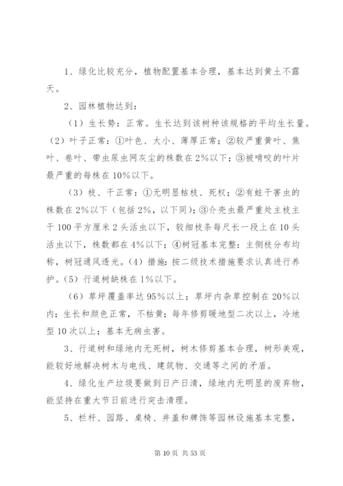 园林绿化四季养护方案.docx