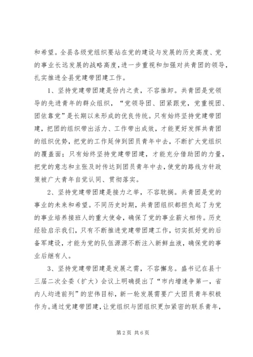 副书记在党带团建专题会讲话.docx
