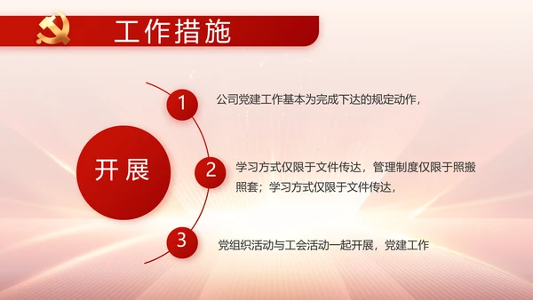 党支部党员大会工作总结汇报动态PPT