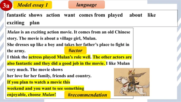 Unit5 Section B 3a-self-check  课件 （人教新目标八年级上册Unit 