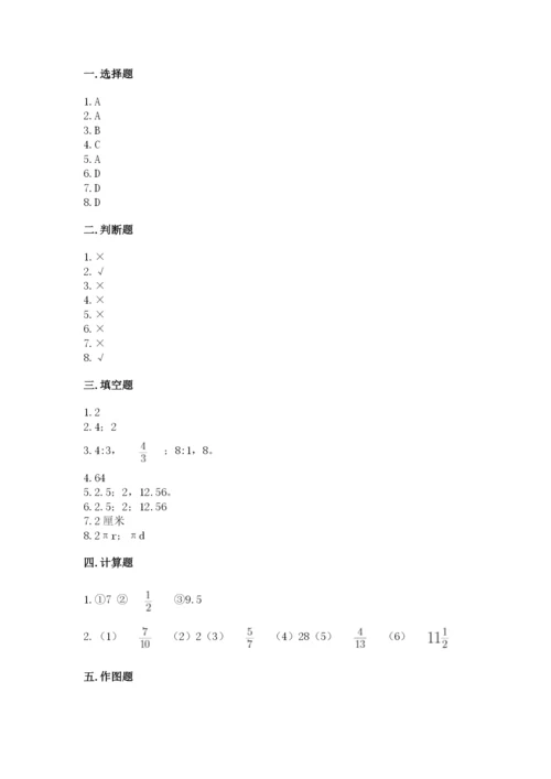 小学六年级上册数学期末测试卷含答案【研优卷】.docx