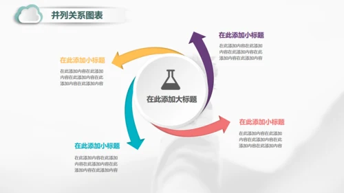 彩色微立体商务年终总结汇报通用PPT模板