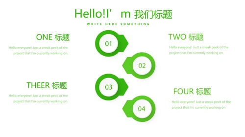 绿色小清新医药营销团队管理动态PPT