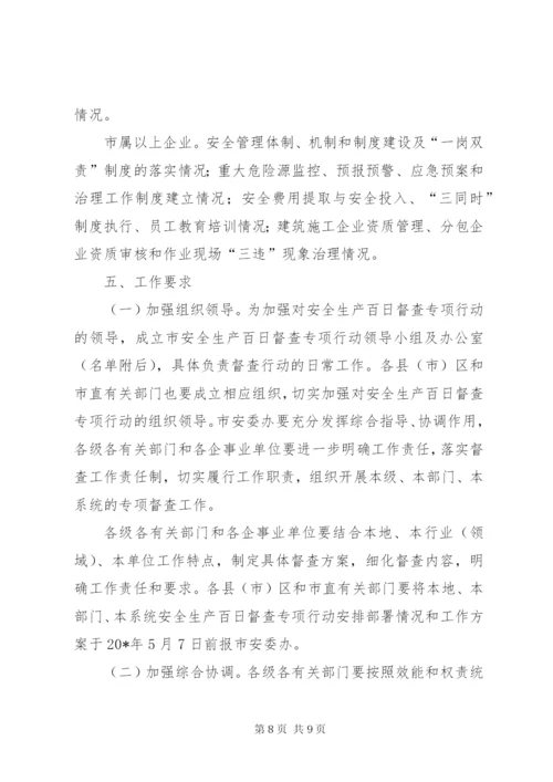 市安全生产督查行动方案.docx
