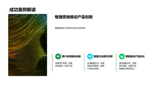 互联网产品管理述职报告PPT模板