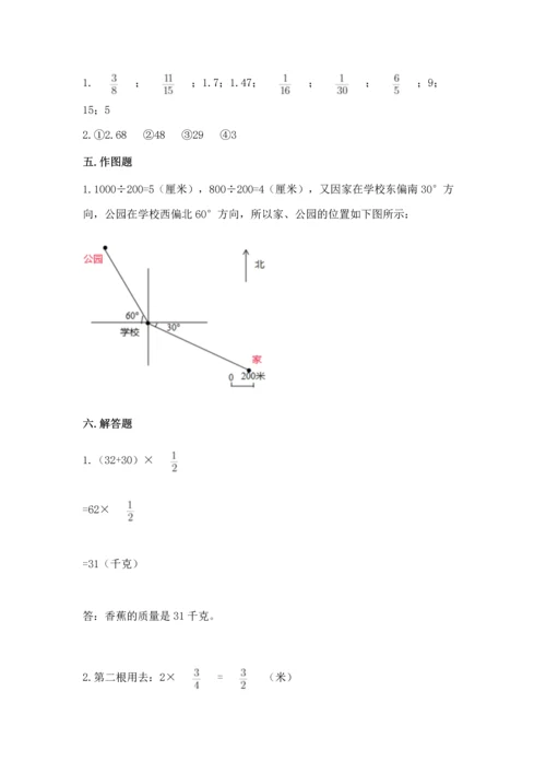 小学数学六年级上册期末卷【易错题】.docx