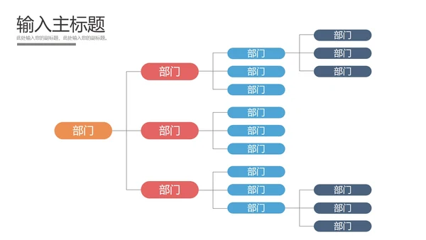 组织结构样式合集PPT模板