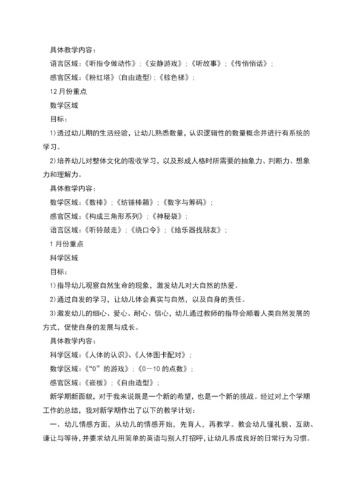 幼儿园教学计划通用.docx
