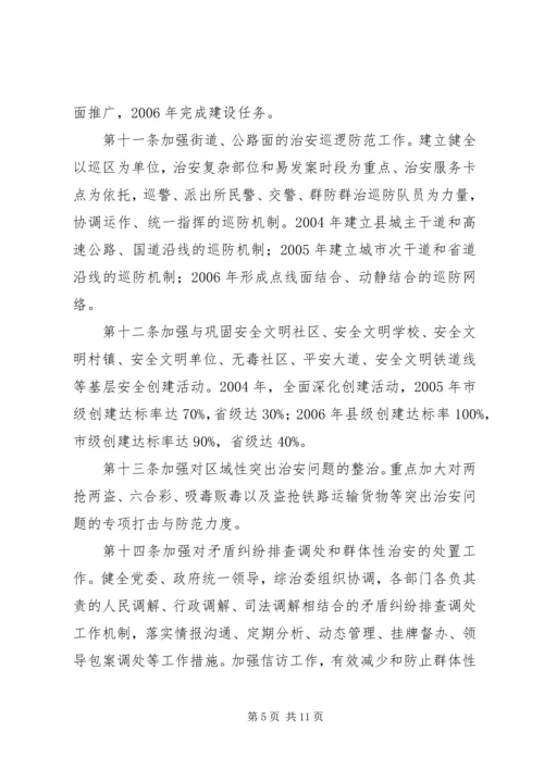 羊角沟乡社会治安防控体系建设规划 (4).docx