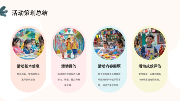 橙色卡通风六一儿童节活动营销方案ppt