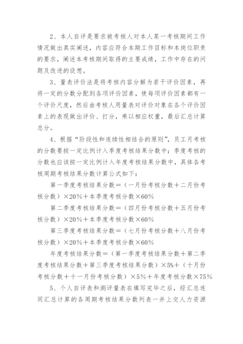 公司管理层绩效考核方案.docx