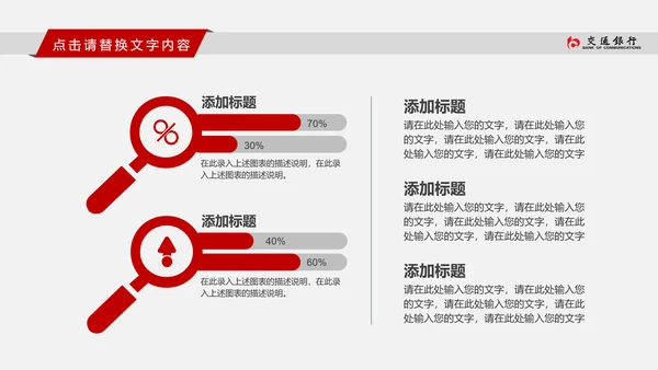 交通银行交行工作总结汇报PPT模版