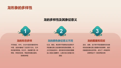 红色中国风文化解析生肖龙年PPT模板