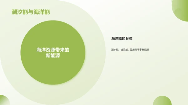 绿色插画风新能源知识科普PPT模板