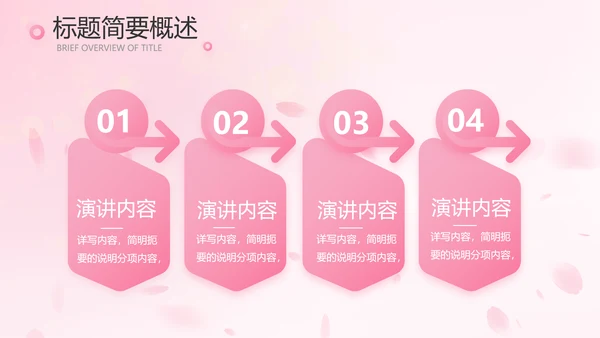 粉色唯美背景工作总结汇报动态PPT