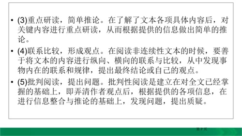 九下语文期中期末复习专题15.1非连续性文本阅读复习指导 课件（61张PPT）