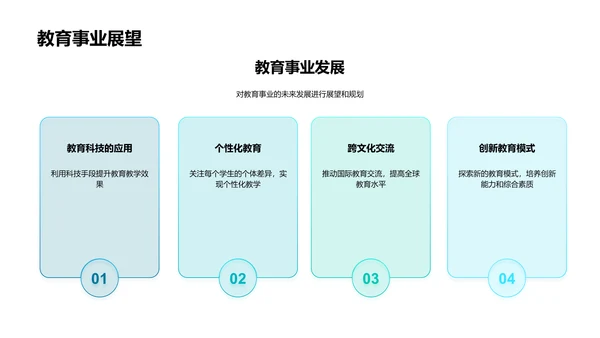 教育专家求职报告PPT模板