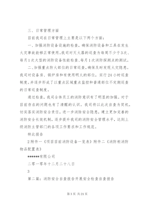 消防安全自查报告 (13).docx