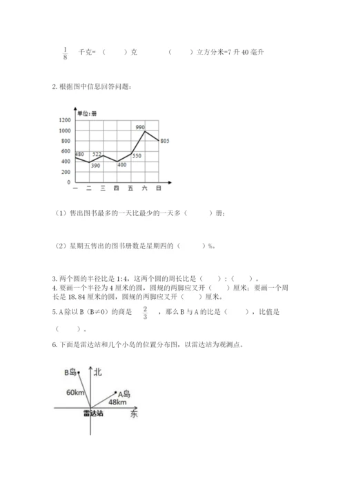 小学六年级数学上册期末考试卷（完整版）word版.docx
