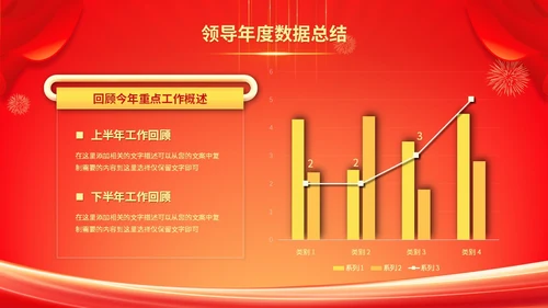 红色科技风年终盛典年会年终总结大会颁奖典礼ppt模板年会总结