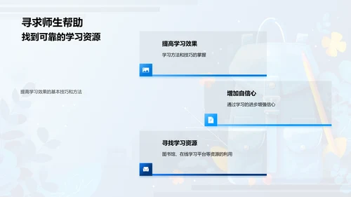 新学期适应指南PPT模板