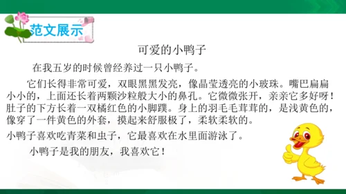 部编版二年级语文看图写话写动物课件