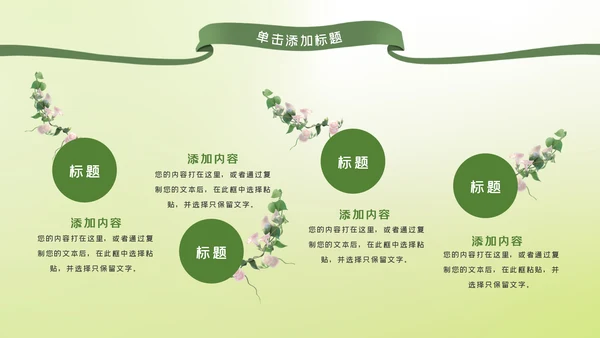 清新二十四节气芒种节气芒种PPT模板
